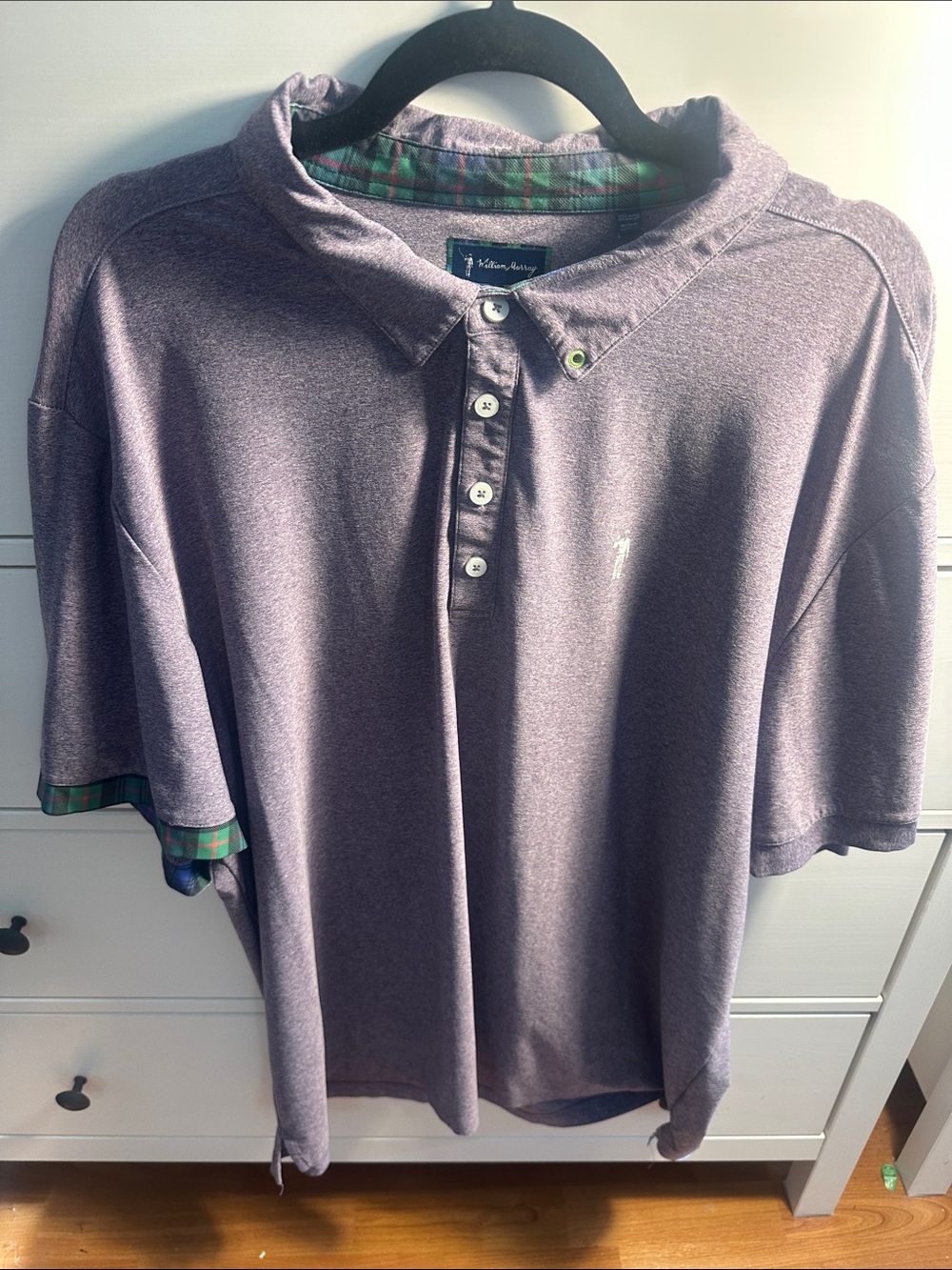 William Murray Golf Purple Heather Polo